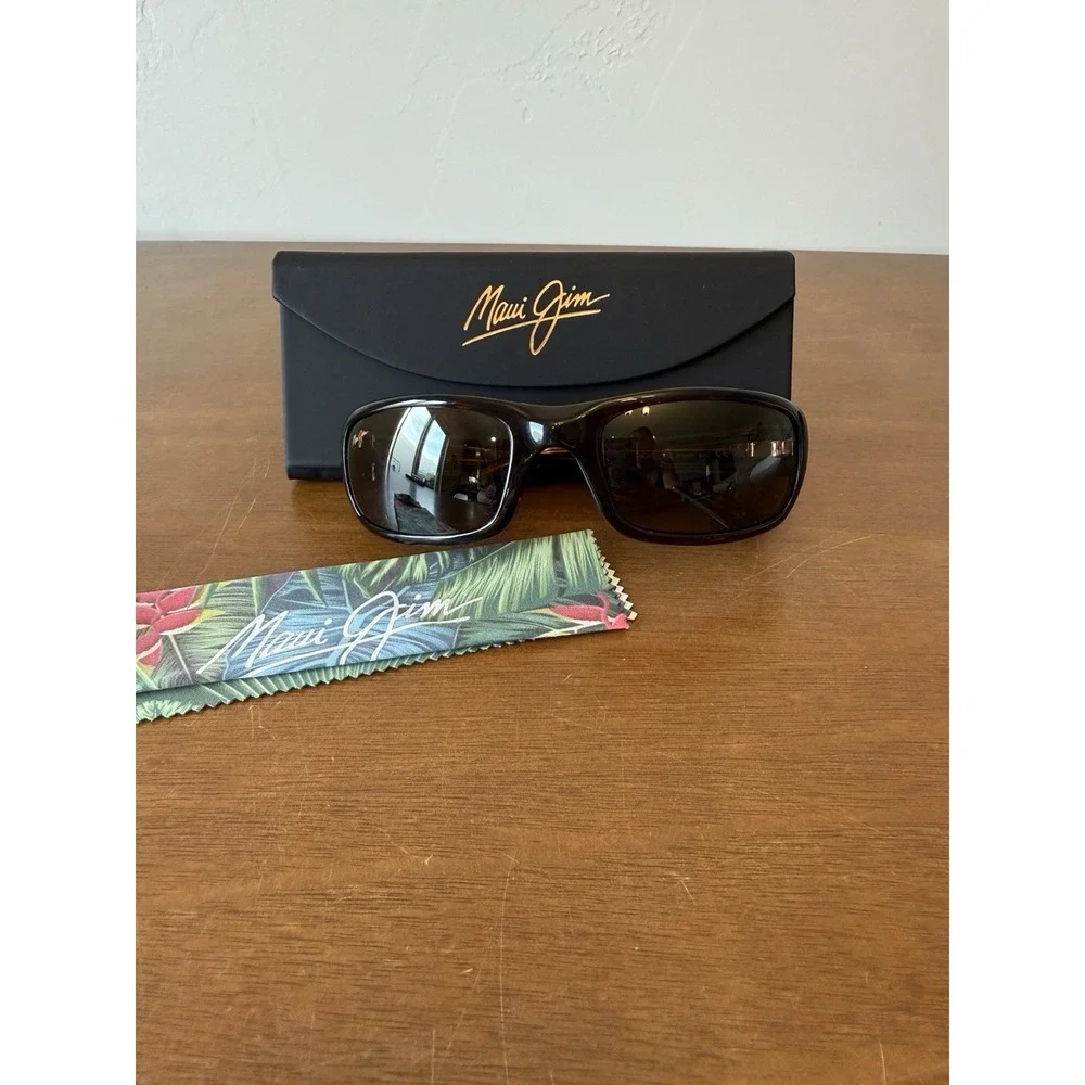 Maui Jim Stingray Tortoise Frame Sunglasses NEW Polarized Lenses H103-10 $289